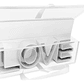 Caja Decorativa Transparente Letras Love 44X15X9 cm - Miniatura 1