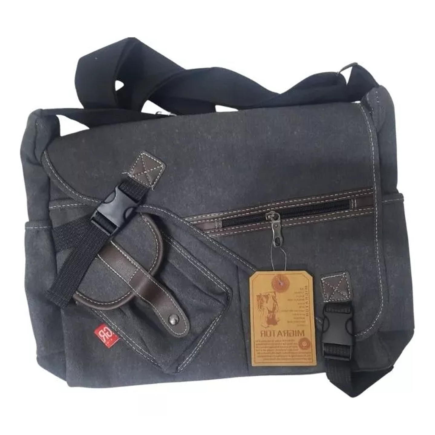 Bolso de hombro de lona para hombre 3