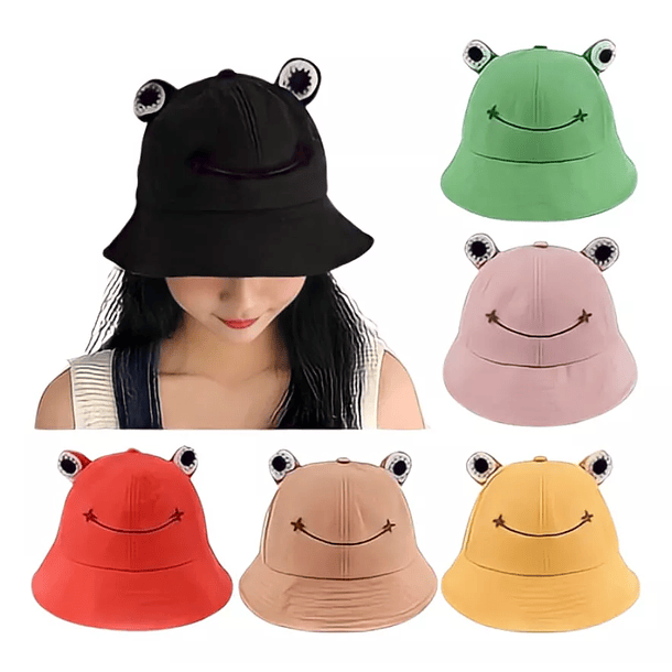 Gorro De Pesca Con Forma De Rana, Gorro Unisex, Sombrero