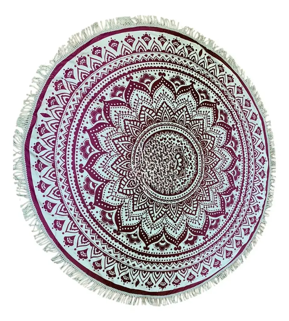 Manta Redonda Mandala Para Playa Manta Picnic Varios Modelos 2