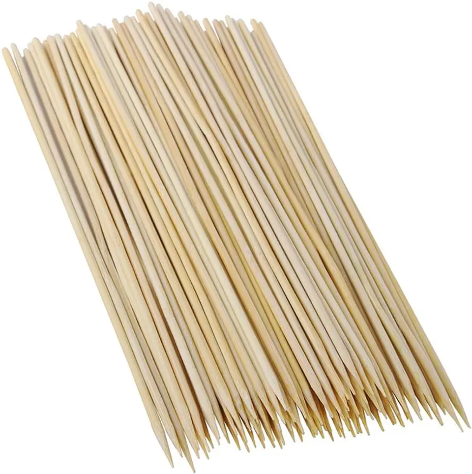 Palos Anticuchos 40cm Gruesos Brochetas Pinchos Papa Tornado 1