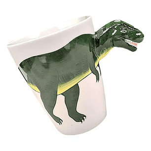 Taza Bonitas Con Forma De Dinosaurio, Bonita Taza De Cerámic