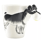 Taza Tazón Con Forma Perro Bonita Taza De Cerámica 400 Ml 1