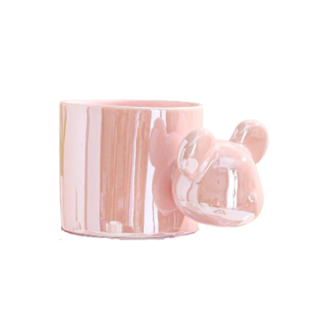 Taza Coquette De Cerámica Mango De Oso Perla Regalo Coquette 1