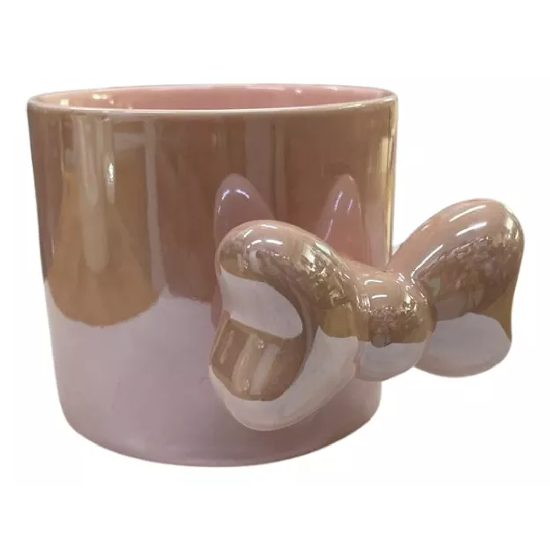 Taza Coquette De Cerámica Mango De Laso Perla Regalo Coquett 1