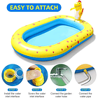 Piscina Inflable Y Chorros Dino 170 Cm Entretenidas Niños 5