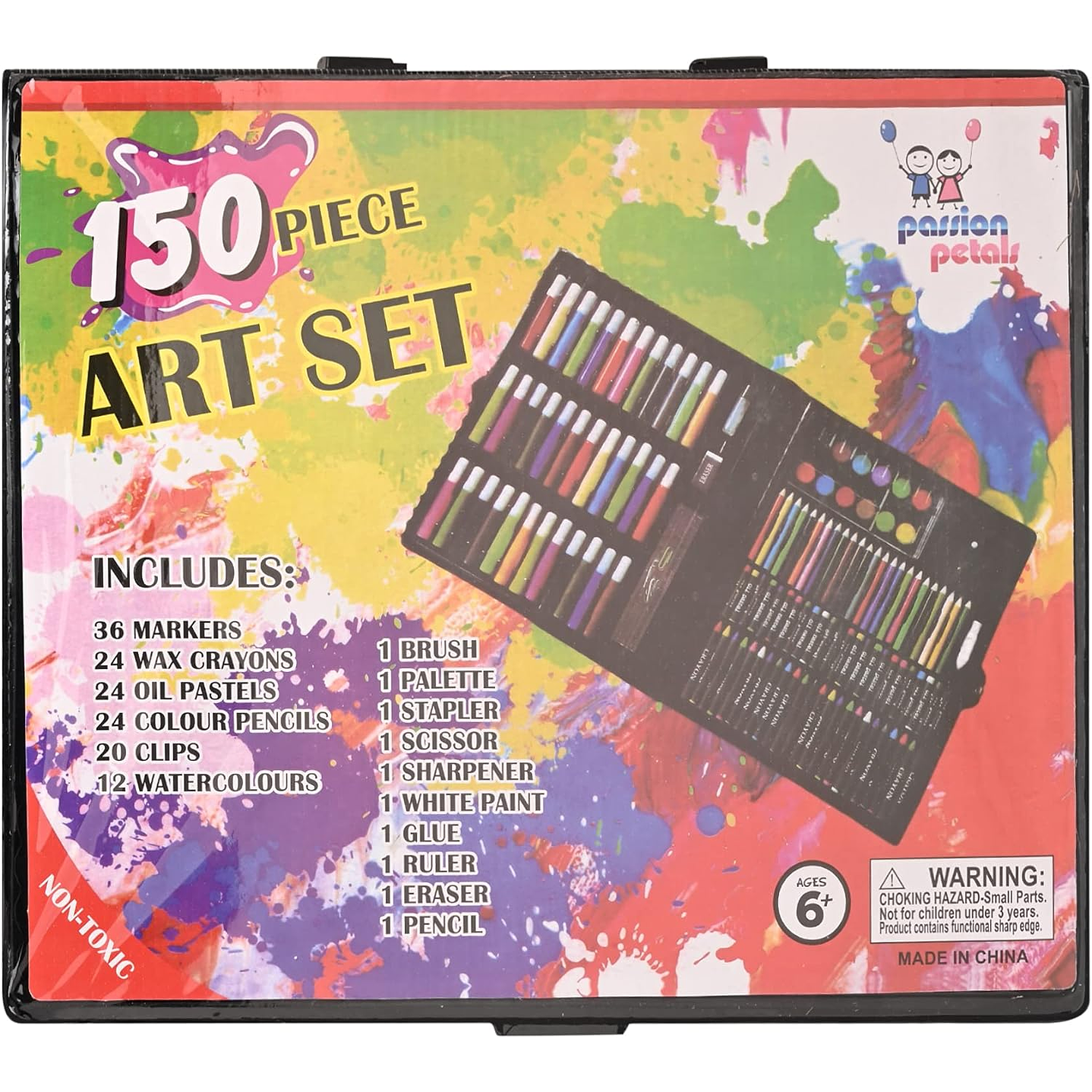 Maletín Set Creativo De Arte Y Dibujo Caja De 150 Piezas 3