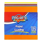 Pack X 3 Papel Lustre Proarte Mini 12 Colores 24 Hojas 2