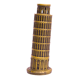 Estatua Torre De Pisa Escultura Decoración Regalo 21cm Largo