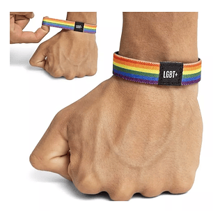 Set De 2 Pulsera Arcoíris Lgbt Orgullo Gay Brazalete Multico