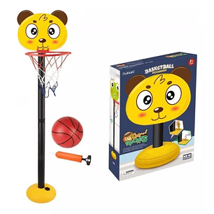 Aro Basketball Con Pedestal Ajustable Juego Para Niños