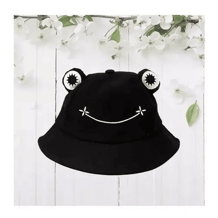 Sombrero Gorro Pescador Diseño Animado Rana Para Niño Niña 6