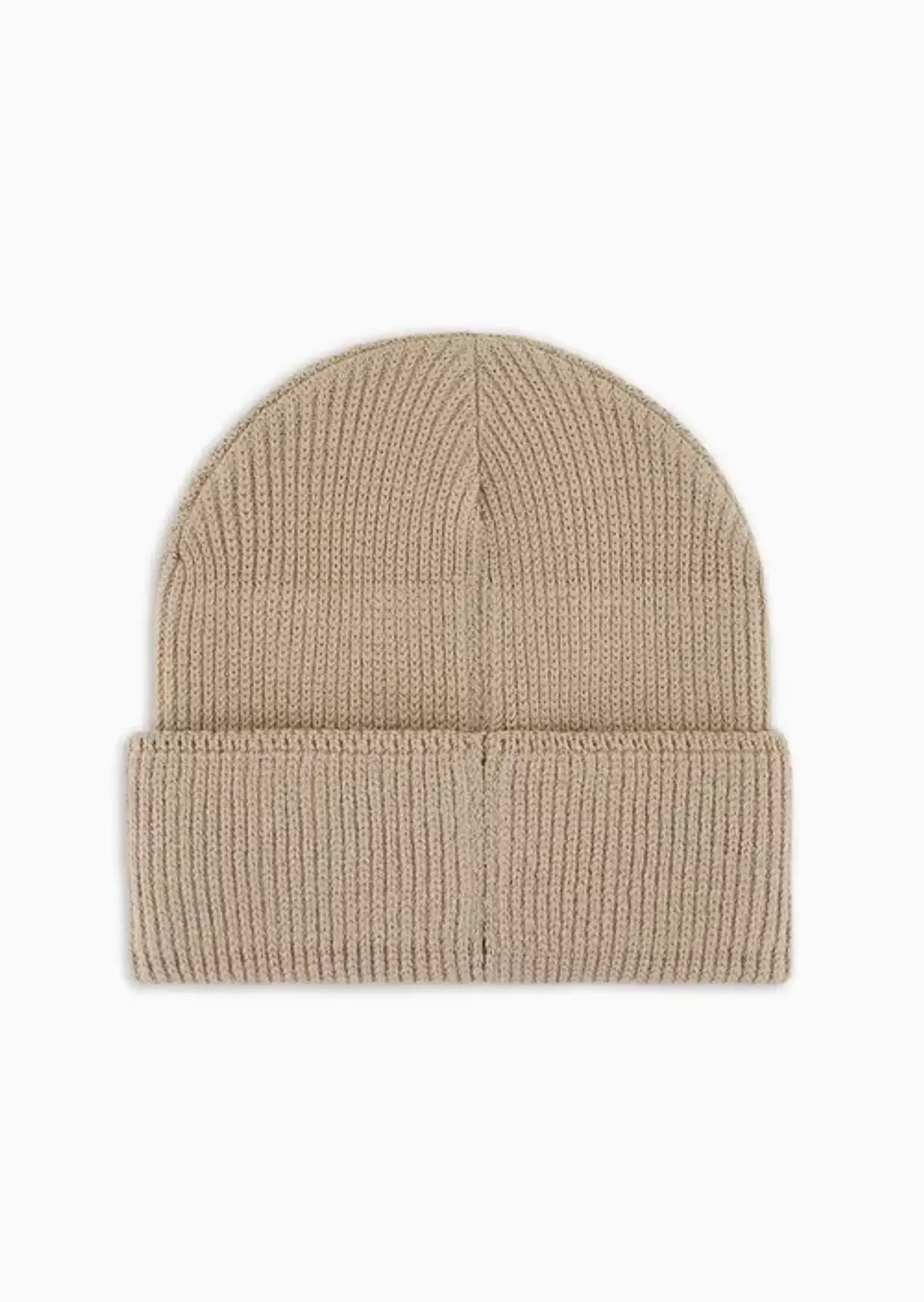 12 Pieza Gorro Beanie Tendencia Lana Adulto Con Doblez Beige 1