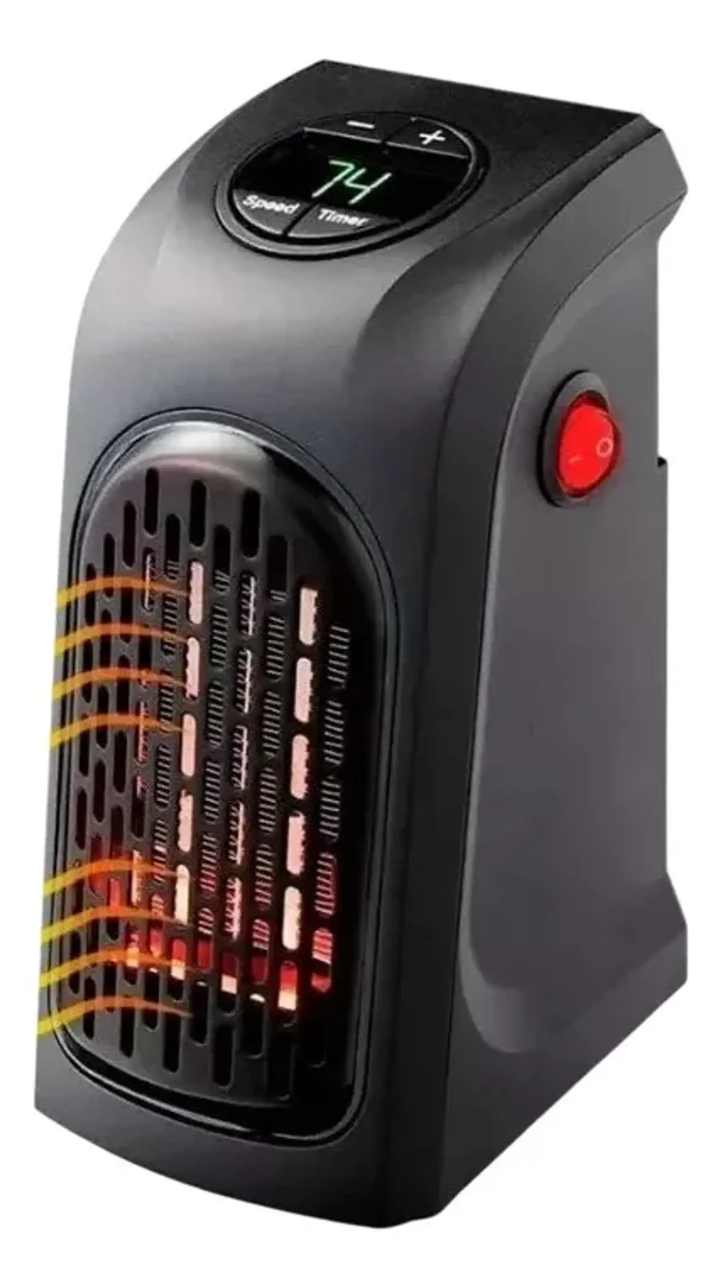 Calefactor Mini Termo Ventilador Portátil Eléctrico 400w Color Negro 1