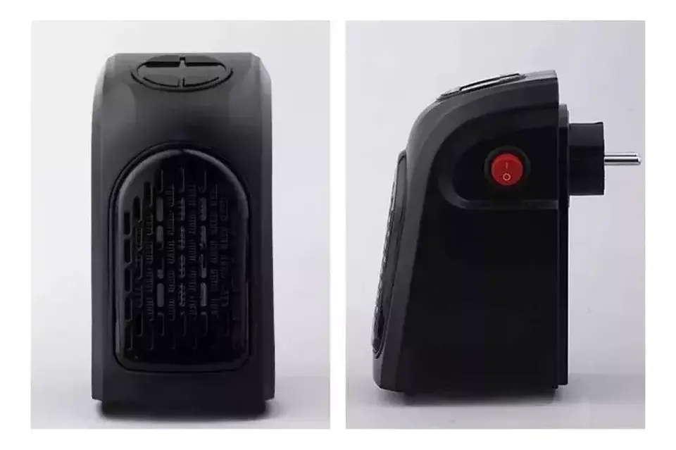 Calefactor Mini Termo Ventilador Portátil Eléctrico 400w Color Negro 6