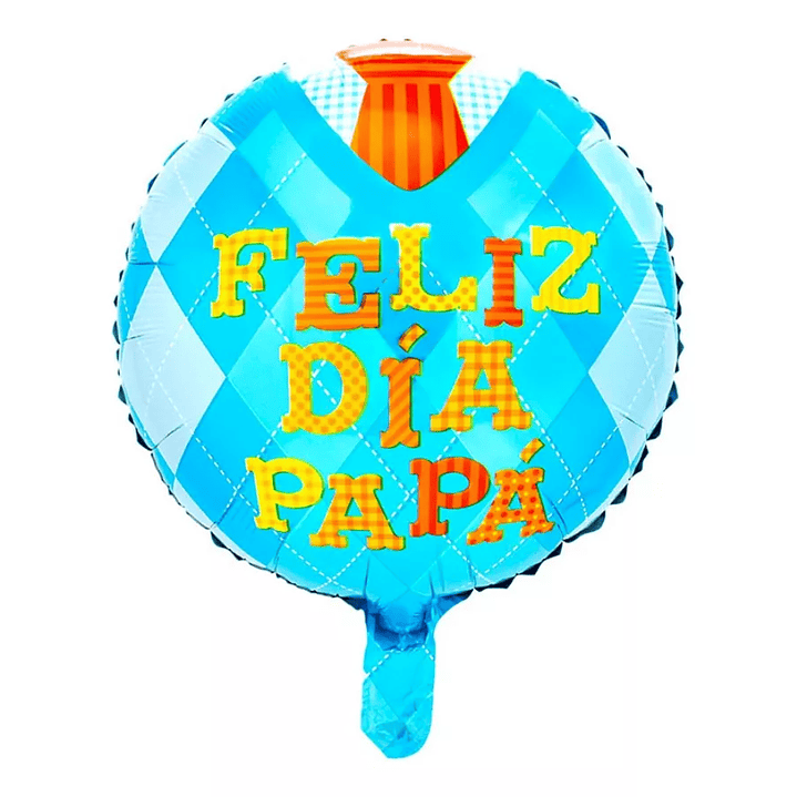 Globo Metalico 18 Diseño Papa Corbata Día Del Padre X1 Uni