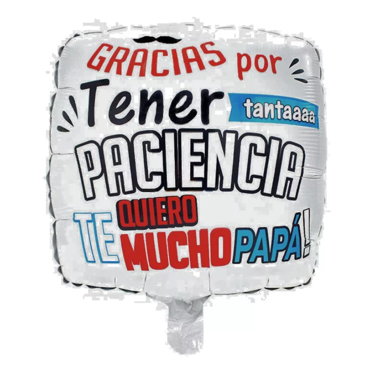 Globo Metálico 18 Diseño Paciencia Dia Del Padre X50 Uni