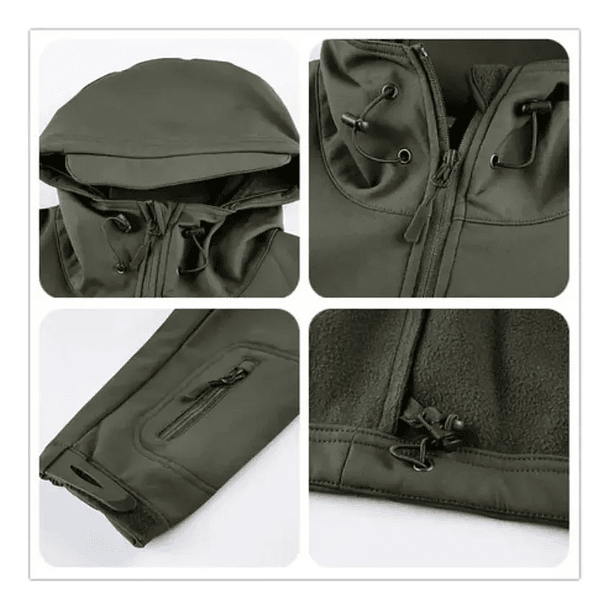 Chaqueta Softshell Tactica Militar Termica Caza Outdoor 14