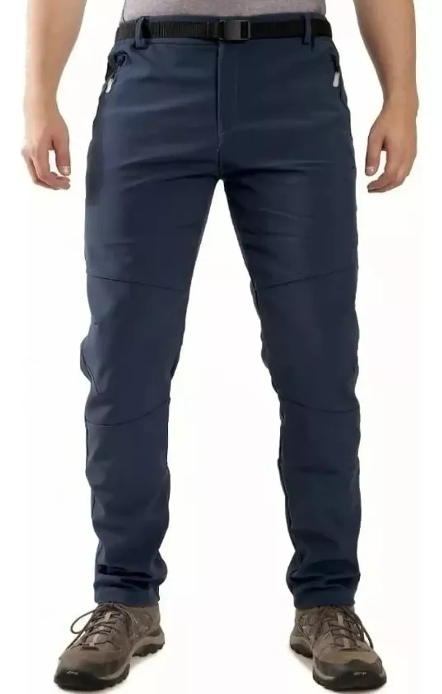 Pantalon Softshell Hombre Termico Impermeable Con Micropolar 4