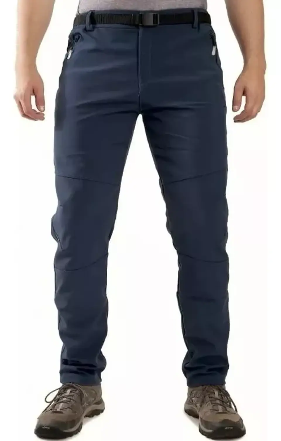 Pantalon Softshell Hombre Termico Impermeable Con Micropolar 4