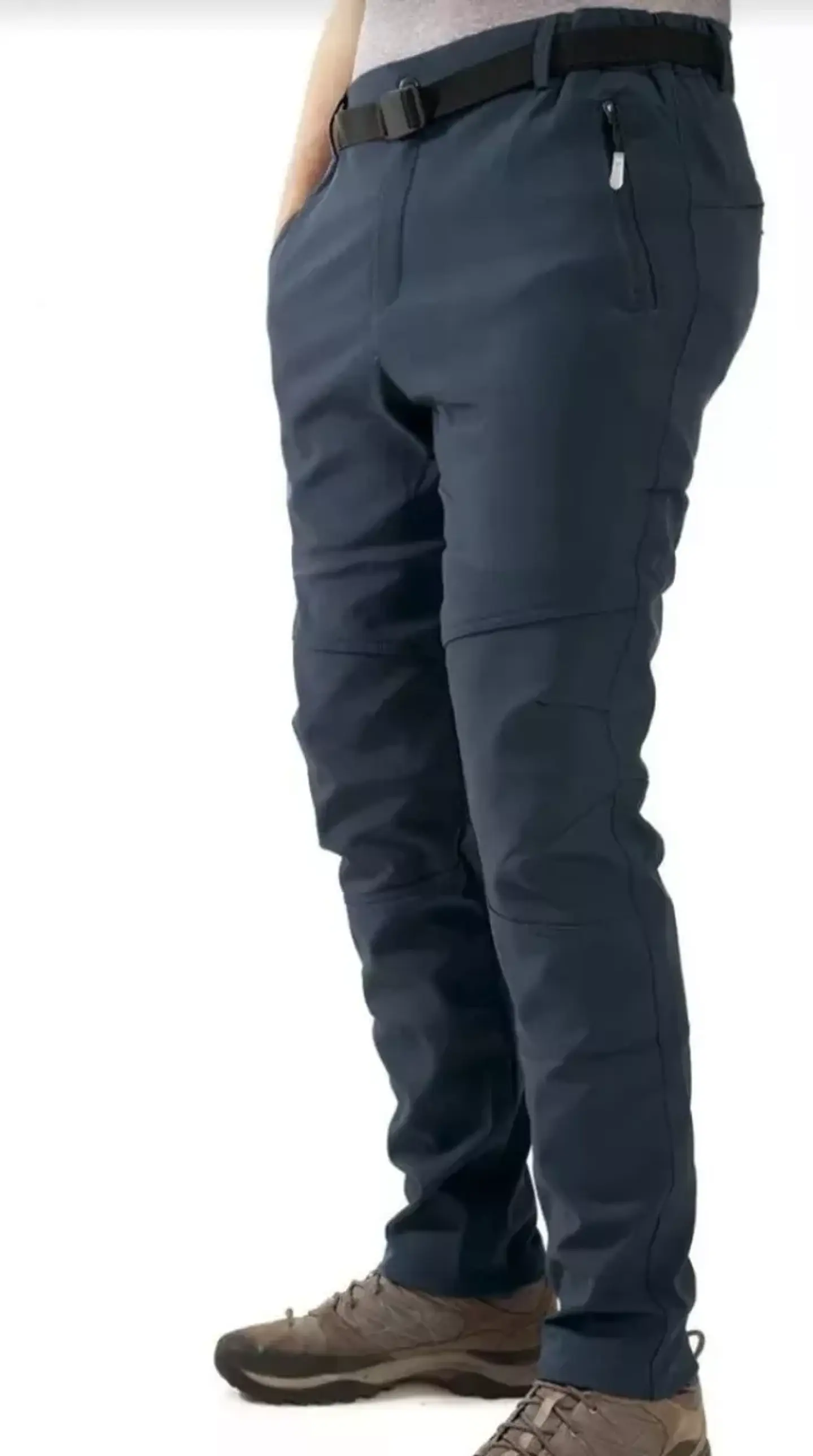 Pantalon Softshell Hombre Termico Impermeable Con Micropolar 5
