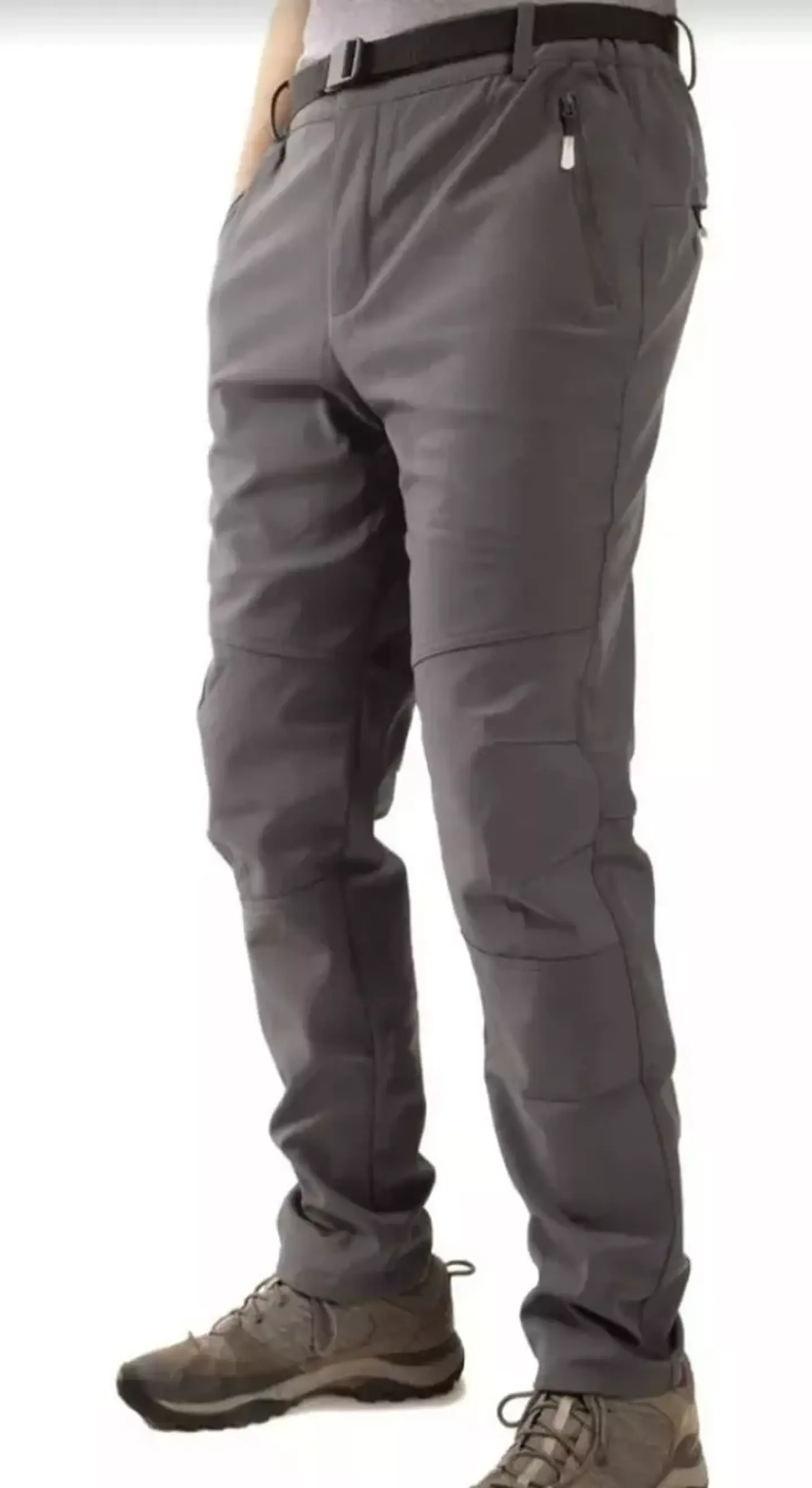 Pantalon Softshell Hombre Termico Impermeable Con Micropolar 12
