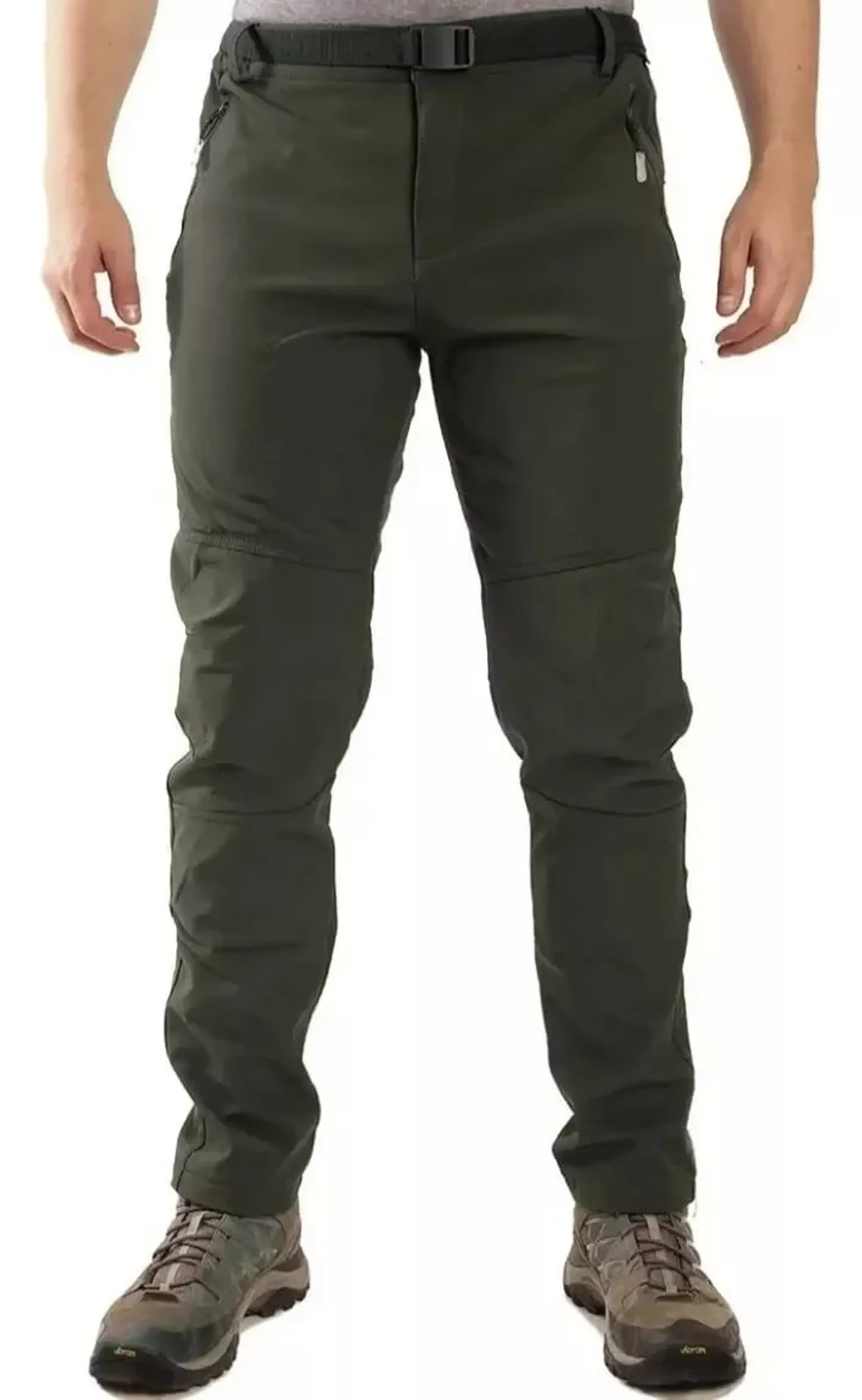 Pantalon Softshell Hombre Termico Impermeable Con Micropolar 13