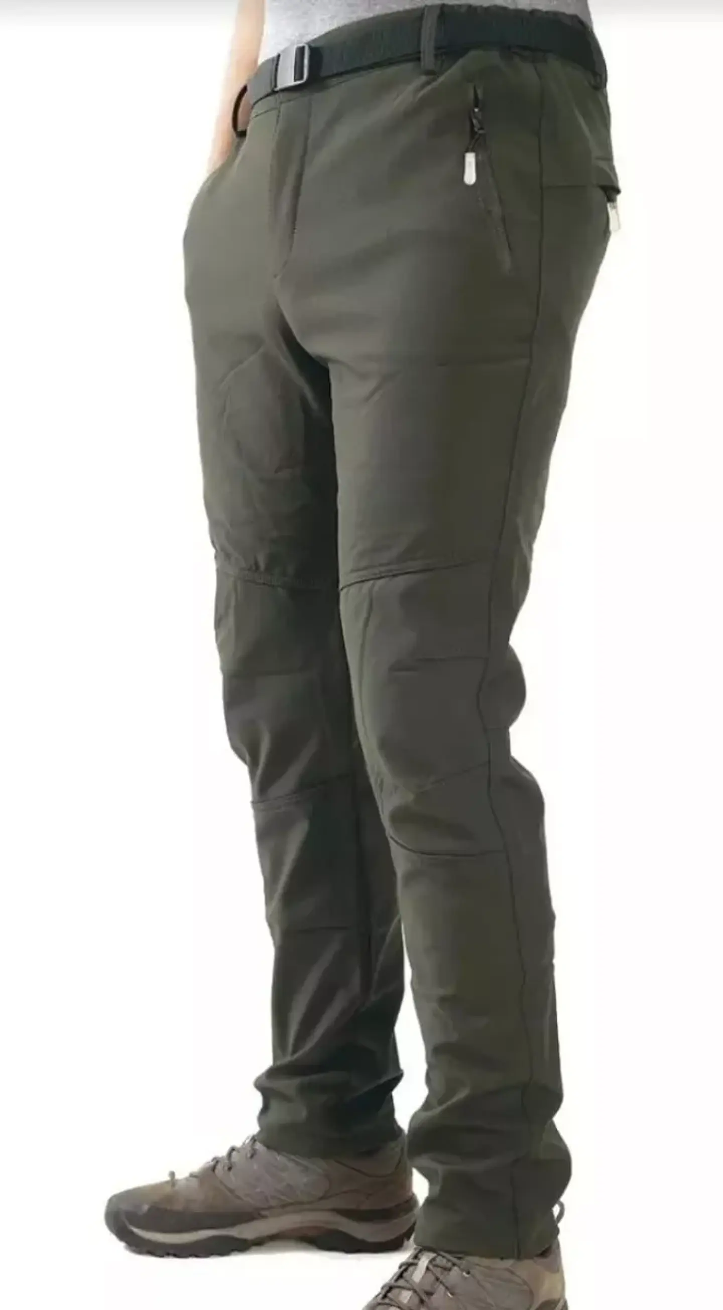 Pantalon Softshell Hombre Termico Impermeable Con Micropolar 15