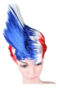 Peluca Punk Chile Cotillón Peluca Chile Punk Tricolor X1 Uni - thumbnail 3