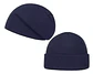 Gorro Beanie De Lana Adulto Con Doblez Forro Polar - Miniatura 3