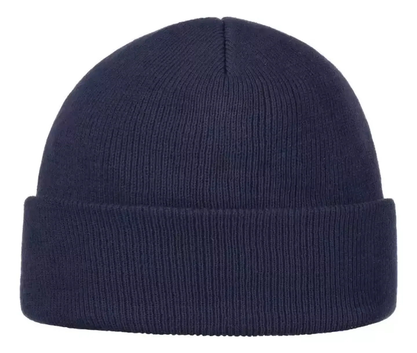Gorro Beanie De Lana Adulto Con Doblez Forro Polar 4