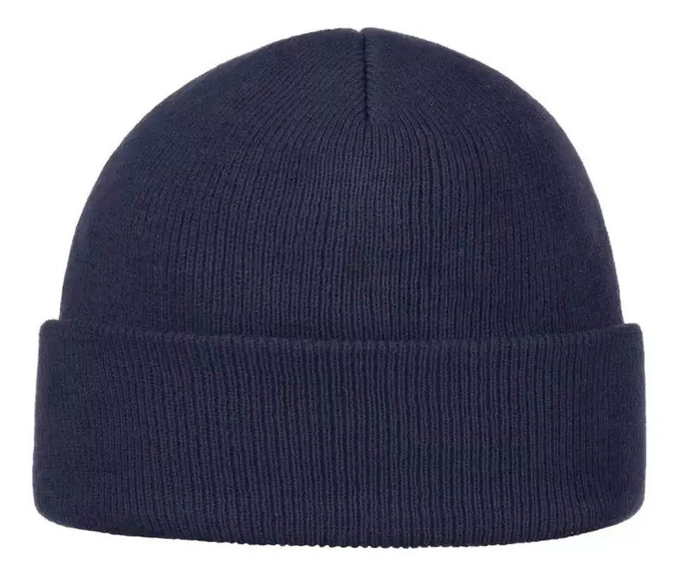 Gorro Beanie De Lana Adulto Con Doblez Forro Polar 4