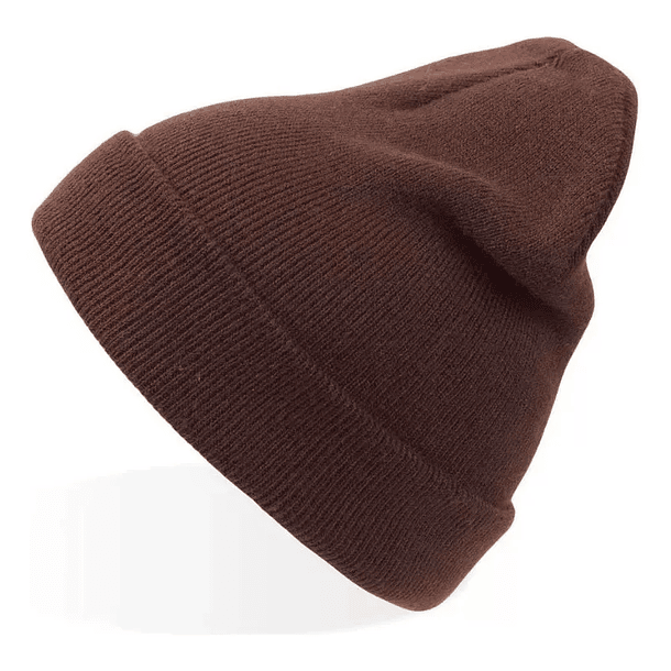 Gorro Beanie De Lana Adulto Con Doblez Forro Polar 6