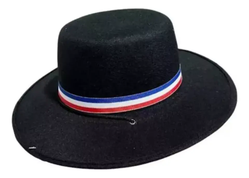 Sombrero Con Cinta Tricolor Huaso Adulto Niño Chupalla 1