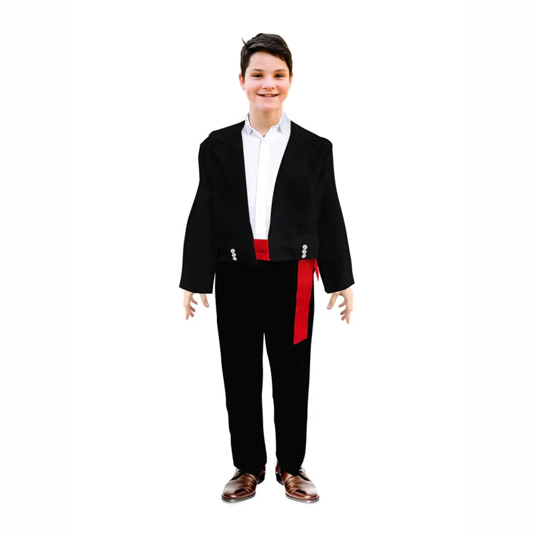 Traje Huaso Elegante Color Negro Niño Fechas Patrias 1