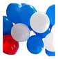 Globos Liso 10 Pulgadas Fiestas Patrias Tricolor X100und - Miniatura 2