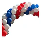 Globos Liso 10 Pulgadas Fiestas Patrias Tricolor X100und - Miniatura 4