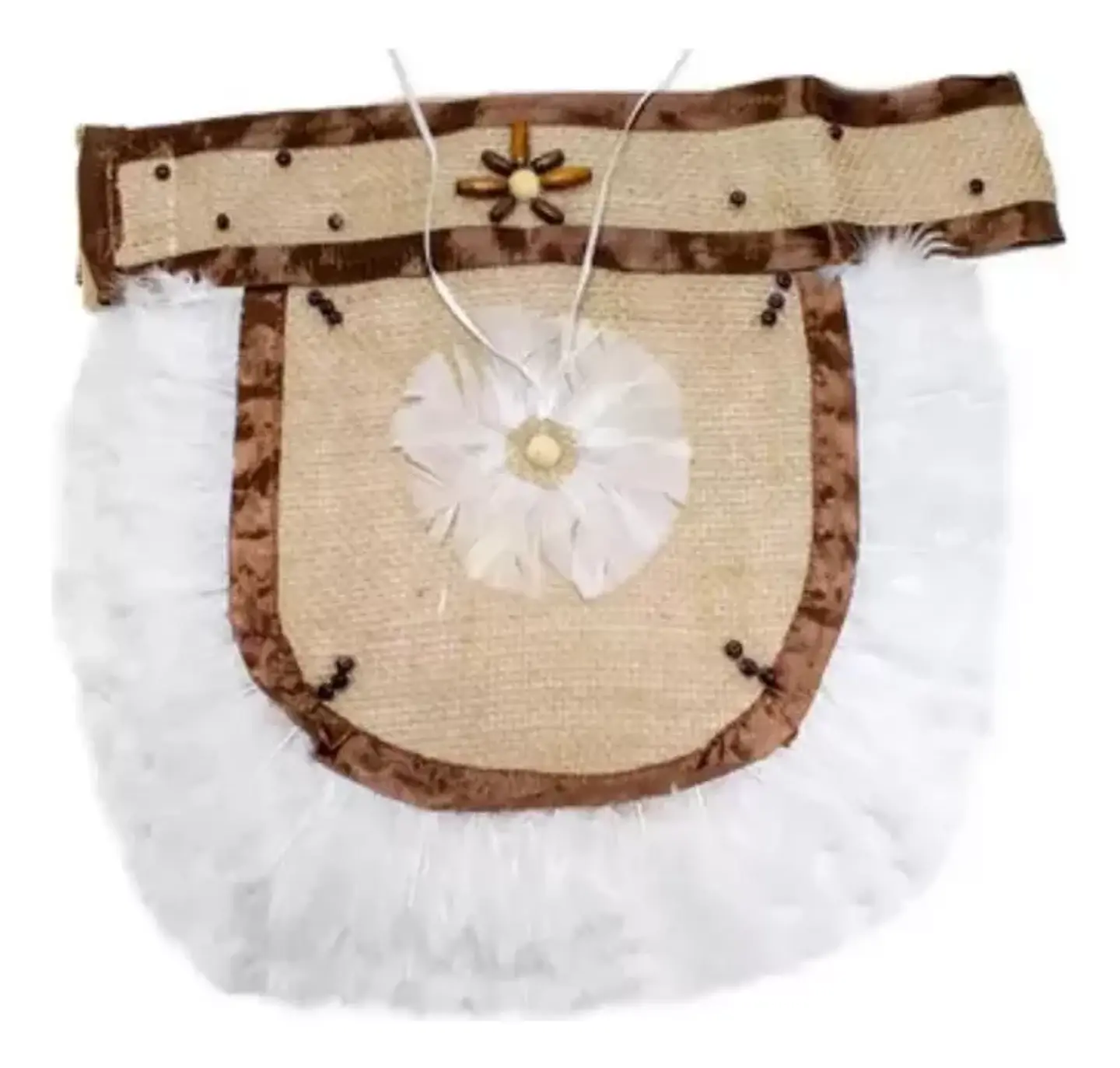 Traje Pascuense Con Plumas Masculino Fiestas Patrias 5