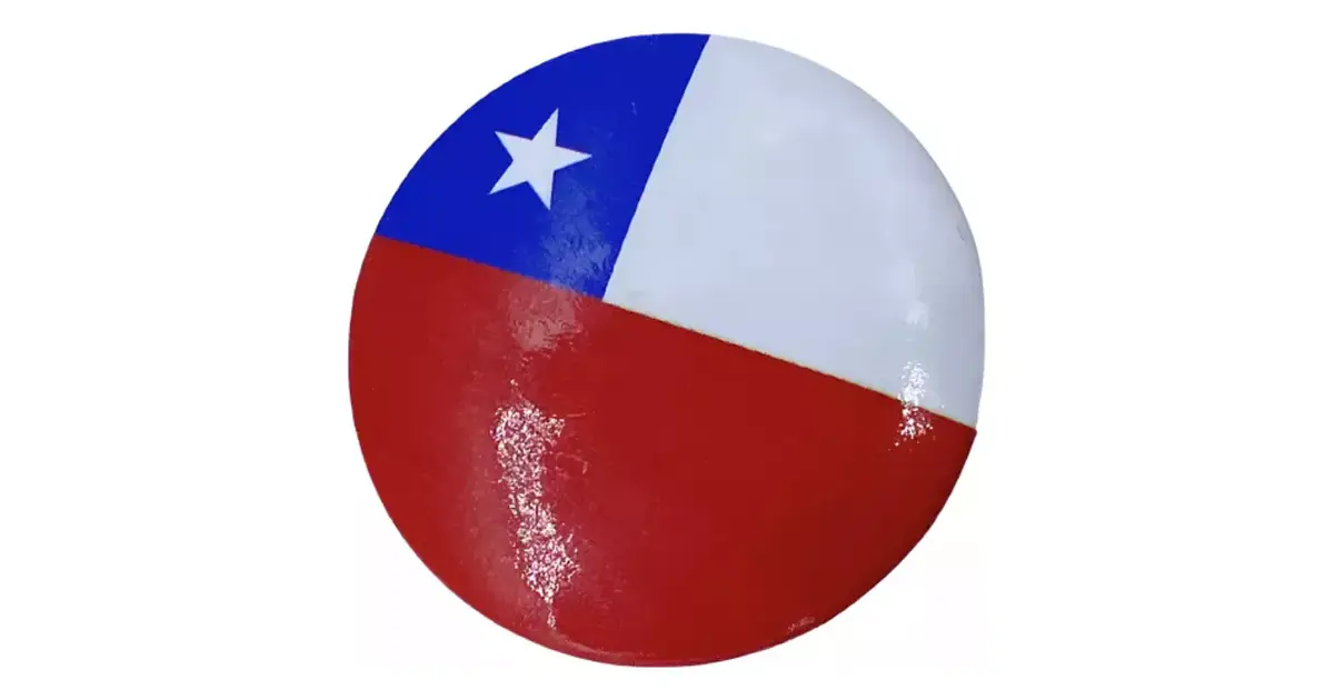 Pack 15 Chapitas Pin Bandera De Chile/fiestas Patrias