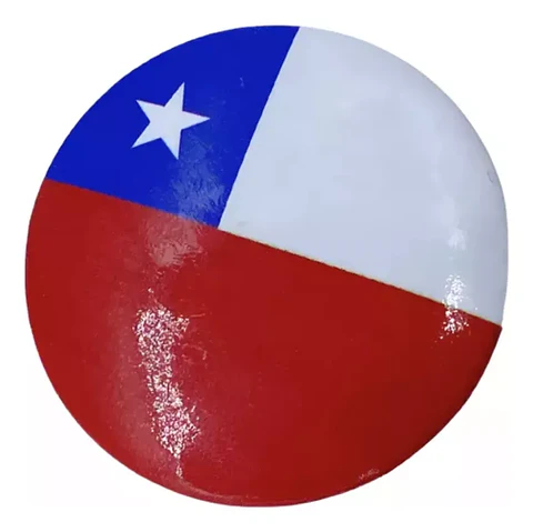 Pack 15 Chapitas Pin Bandera De Chile/fiestas Patrias