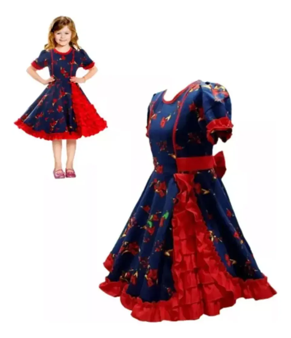 Vestido Huasa Dama Fechas Patrias Juvenil/adulto 3