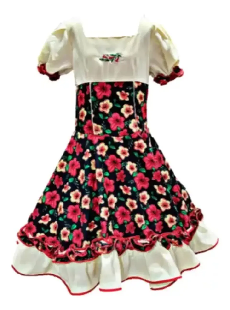 Vestido Huasa Dama Fechas Patrias Juvenil/adulto 4