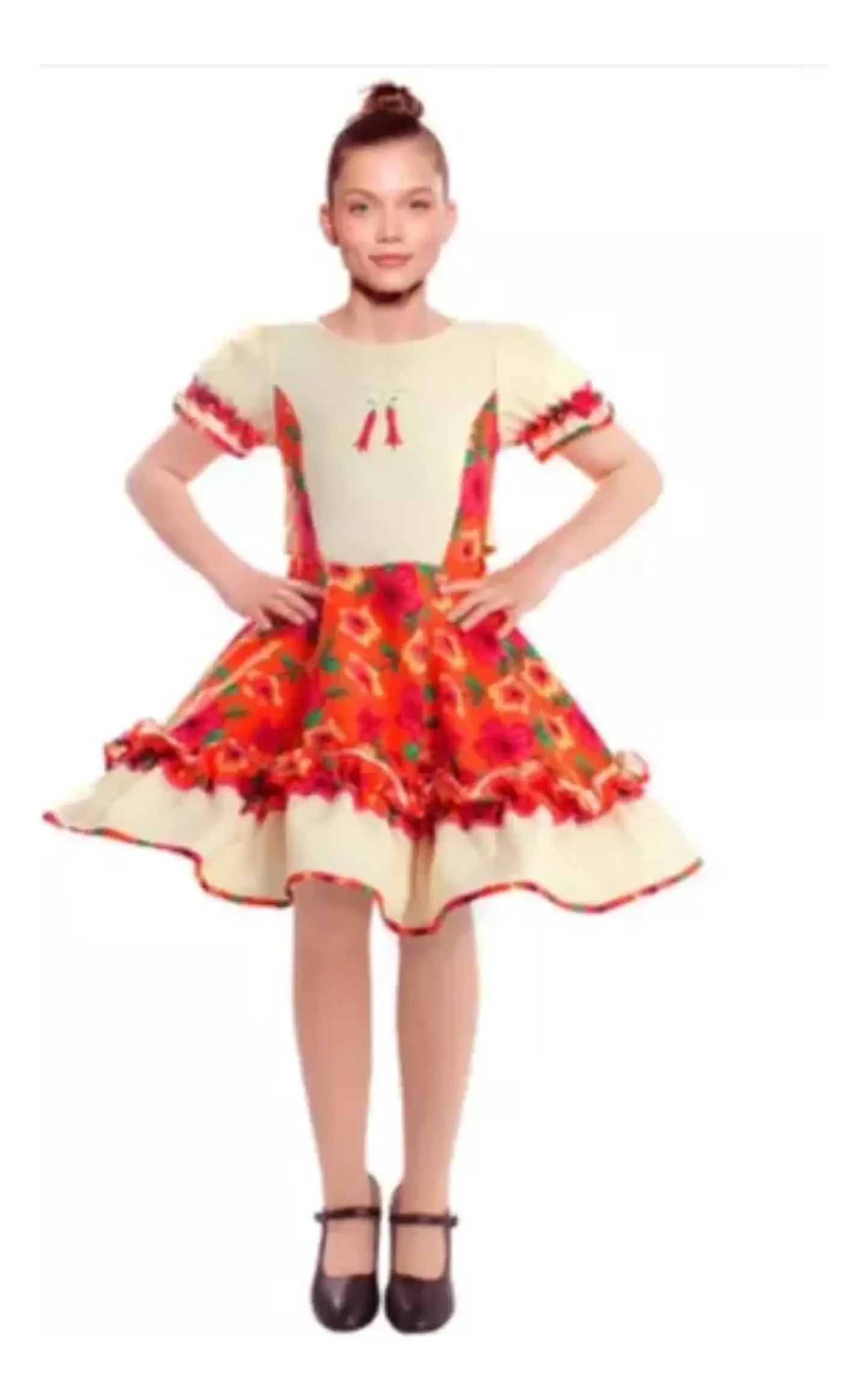 Vestido Huasa Dama Fechas Patrias Juvenil/adulto 7