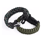 Pulsera Paracord Supervivencia Pedernal Brujula Silbato 1