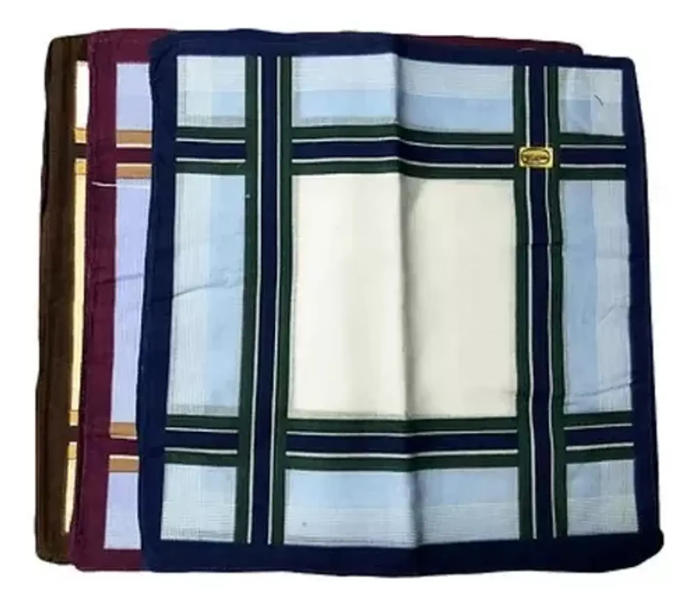 Pañuelos Variados Para Hombre, 100% Cuadrados 12 Und Pack 1