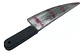 Cuchillo Machete Con Sangre Jackson Broma Falso Halloween - thumbnail 1