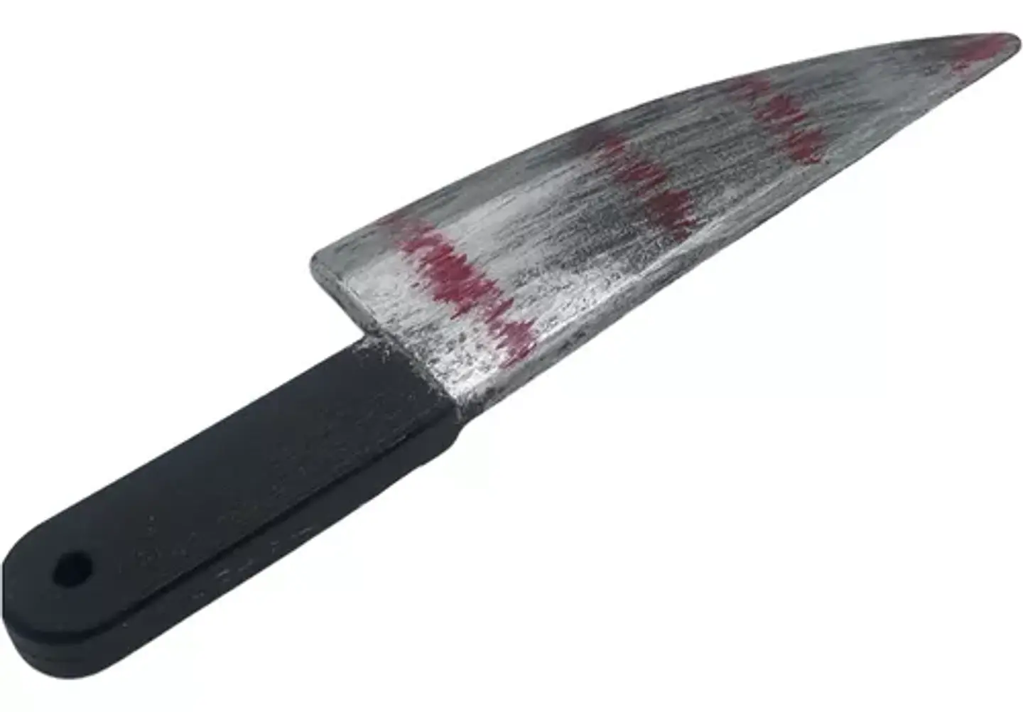 Cuchillo Machete Con Sangre Jackson Broma Falso Halloween 2