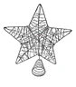 Estrella Arbol Navidad Adorno Navidad Decoracion Navideña - thumbnail 5