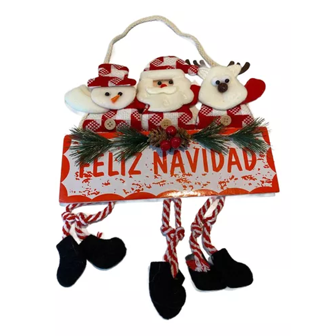 Colgante Adorno Navideño Para Puerta De Navidad Decoracion 4