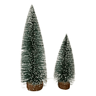 Mini Árbol De Navidad Pino Pequeño Con Base De Madera  1